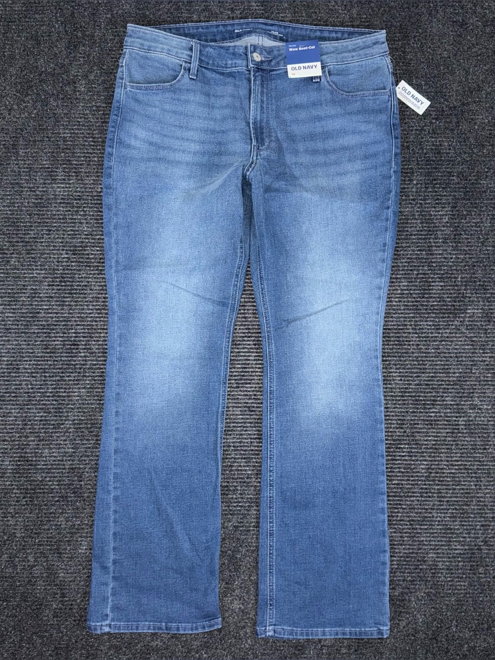 Old Navy NWT Mid Rise Wow Bootcut Jeans Women’s 14 Stretch Denim Cowgirl Casual